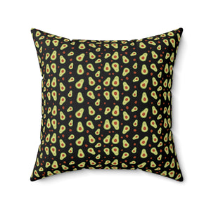 Avocado Print Square Pillow - Fun Home Decor