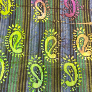 Paisley Watercolors Cotton Fabric
