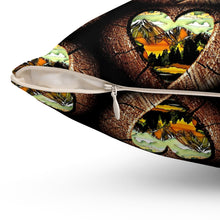 Load image into Gallery viewer, Nature-Inspired Heart Pillow | Cozy Home Decor
