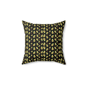 Avocado Print Square Pillow - Fun Home Decor