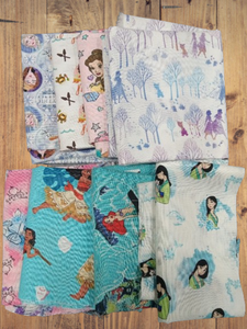Assorted Princess Fabric - 1 lb Scrap Bundle