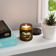 Load image into Gallery viewer, Heartfelt Sunset Scented Soy Candle - Eco-Friendly Amber Jar
