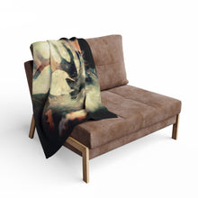 Load image into Gallery viewer, Cozy Arctic Fleece Blanket with Elk-Inspired Design
