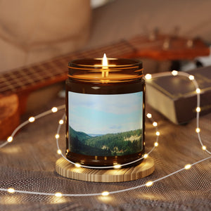 Nature-Inspired Scented Soy Candle - Amber Jar (Multi-Size)