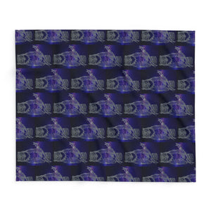 Arctic Fleece Blanket with Owl Design - Cozy & Stylish Home Accessory
