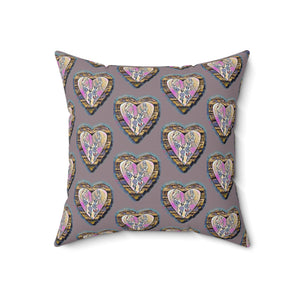 Heart Pattern Decorative Pillow - Cozy Home Accent
