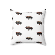 Load image into Gallery viewer, Whimsical Buffalo Print Pillow - Cozy Home Décor
