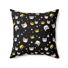 Load image into Gallery viewer, Playful Cat-Themed Decorative Pillow
