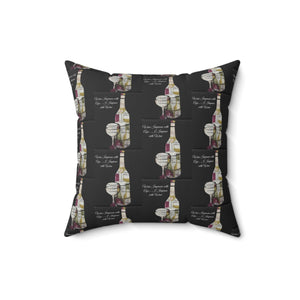 Wine Lover's Decorative Pillow - Perfect Gift for Celebrations & Cozy Evenings