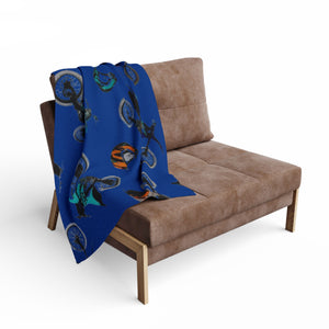 Motocross Adventure Arctic Fleece Blanket for Riders