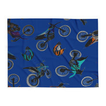 Load image into Gallery viewer, Motocross Adventure Arctic Fleece Blanket for Riders
