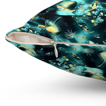 Load image into Gallery viewer, Ocean Animals Square Pillow - Cozy Decorative Cushion for Home Decor

