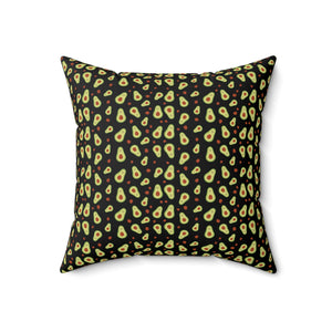 Avocado Print Square Pillow - Fun Home Decor