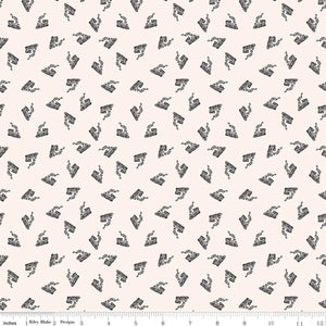 'Round the Mountain All Aboard Cream Cotton Fabric