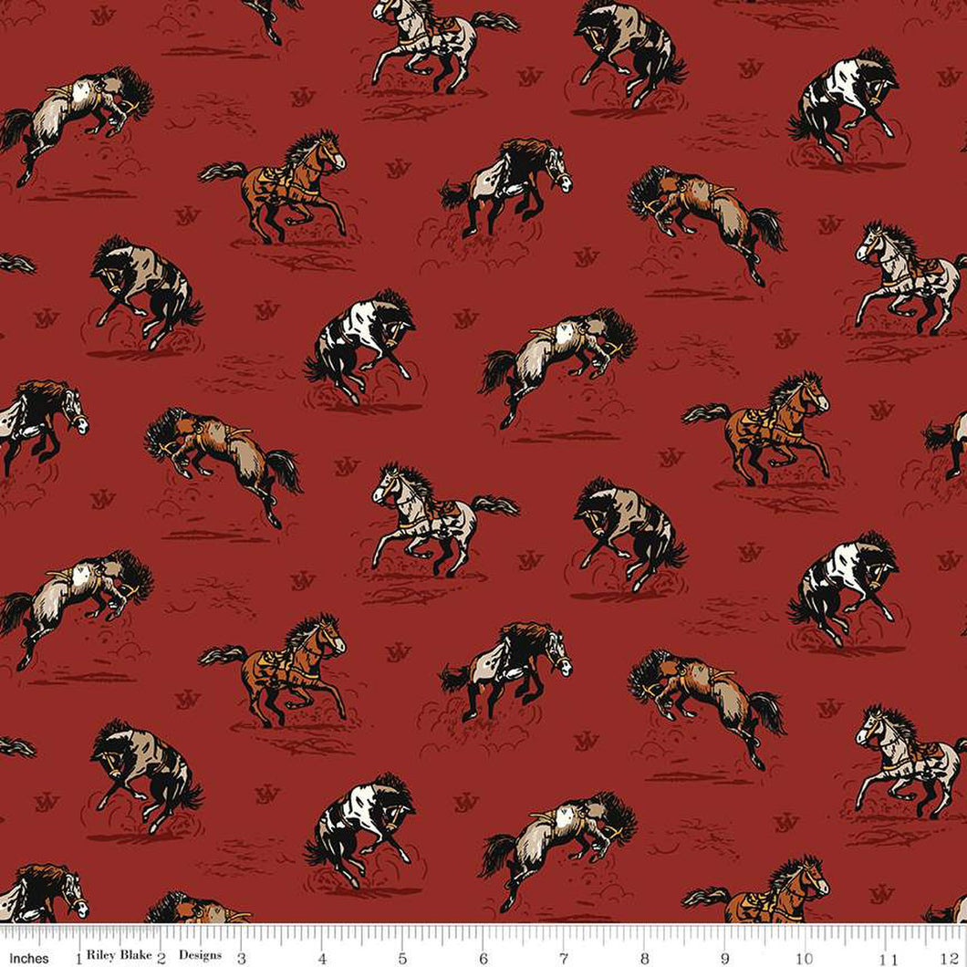 Handmade Placemat Or Table Runner John Wayne Courage Horses Barn Red