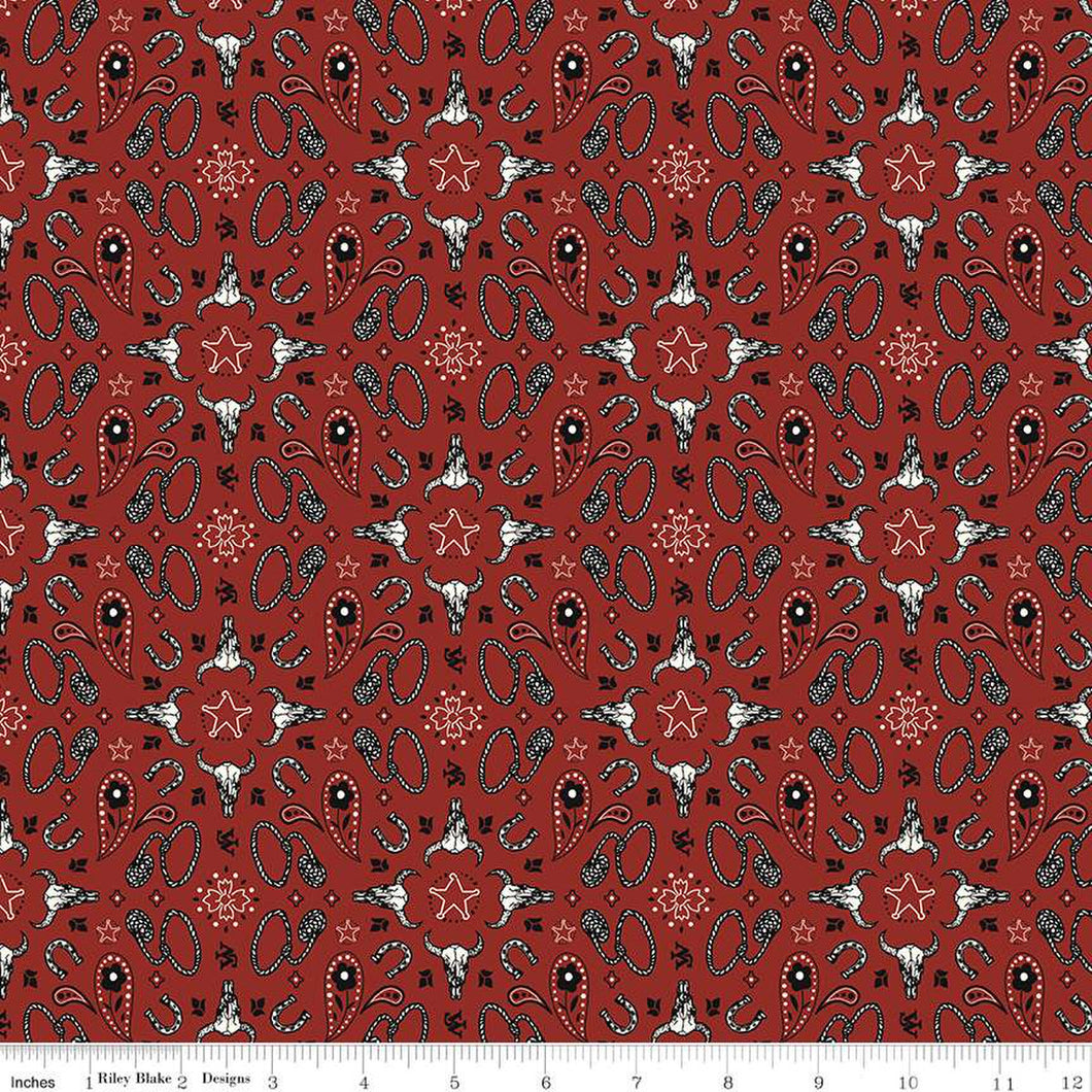 Handmade Placemat Or Table Runner John Wayne Courage Bandanna Barn Red