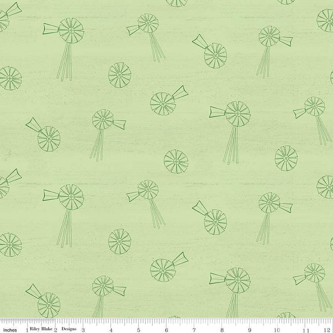 Handmade Placemat Or Table Runner Spring Barn Quilts Windmills Green