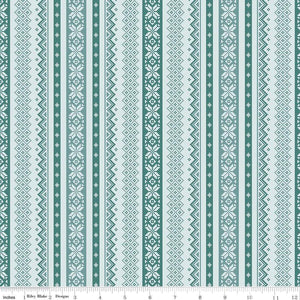 Ski Hill Sweater Powder Cotton Fabric