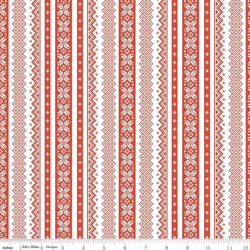 Ski Hill Sweater White Cotton Fabric