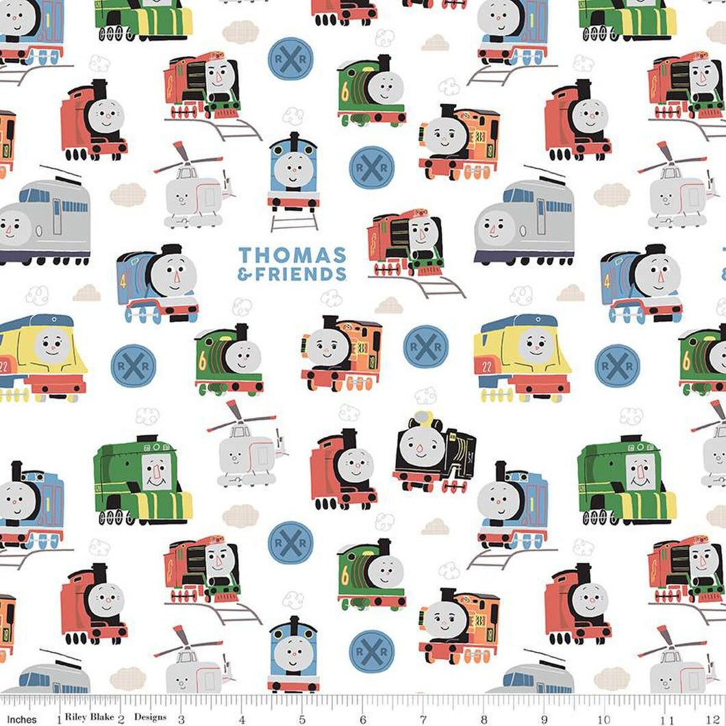 Thomas & Friends™ Sodor Railway Main Cotton Fabric