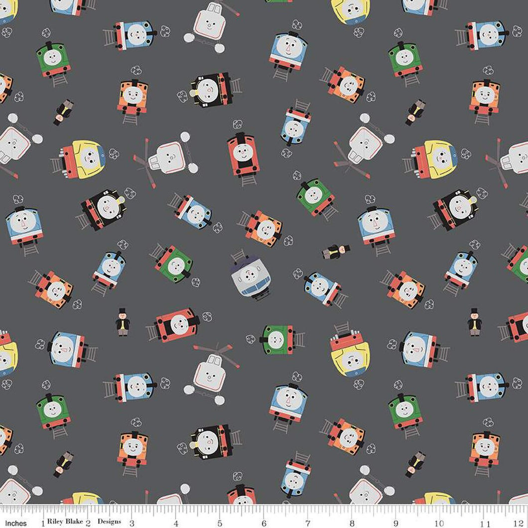 Thomas & Friends™ Sodor Railway Toss Cotton Fabric