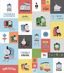 Thomas & Friends™ Sodor Railway Cheater Print Cotton Fabric
