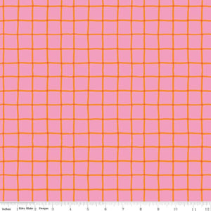 100 Aker Woods Picnic Plaid Pink Cotton Fabric