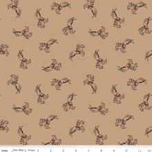 Load image into Gallery viewer, Handmade Valance or Curtain Panel Cowboys Cowboy Tea Dye
