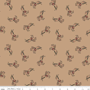 Handmade Valance or Curtain Panel Cowboys Cowboy Tea Dye