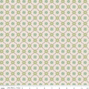 Piece & Plenty Herbs Lettuce Cotton Fabric