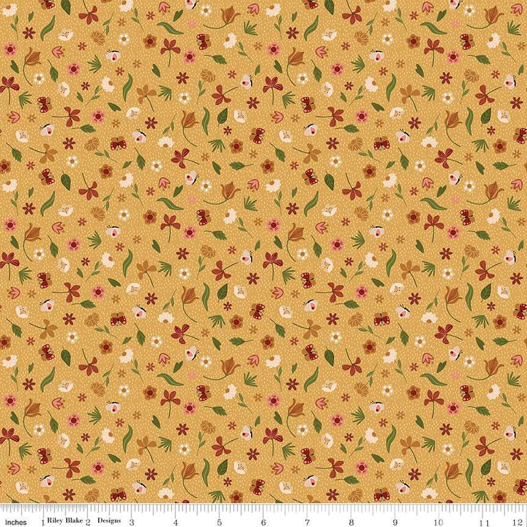 Created with Love Bloom & Grow Sunshine Cotton Fabric