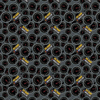 Team Nascar Speed Cotton Fabric