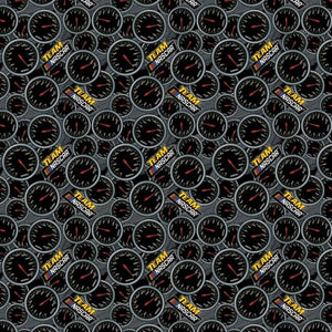 Team Nascar Speed Cotton Fabric
