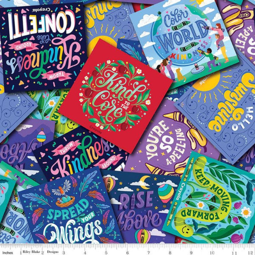 Handmade Placemat Or Table Runner Colors of Kindness™ Card Toss Multi
