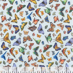Handmade Placemat Or Table Runner Delicate Creation Butterflies Blue