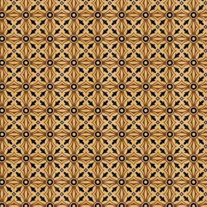 For The Love Of Coffee Coffee Medallion Cotton Fabric