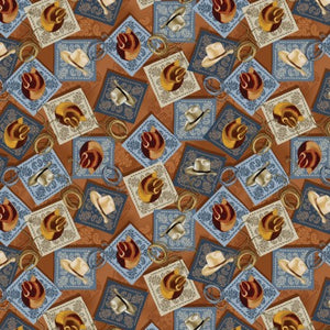 Yellowstone Bandanas & Hats Cotton Fabric