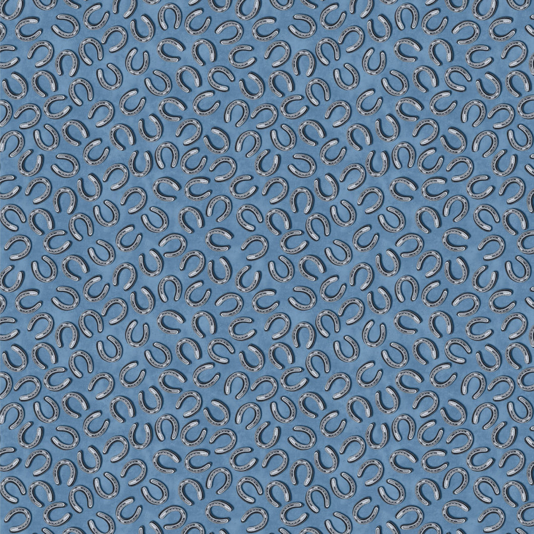 Yellowstone Tossed Horseshoes Cotton Fabric