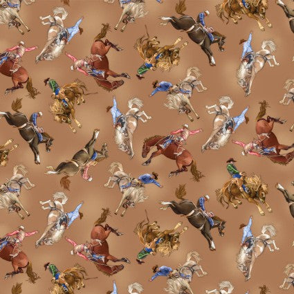 Yellowstone Rodeo Cotton Fabric