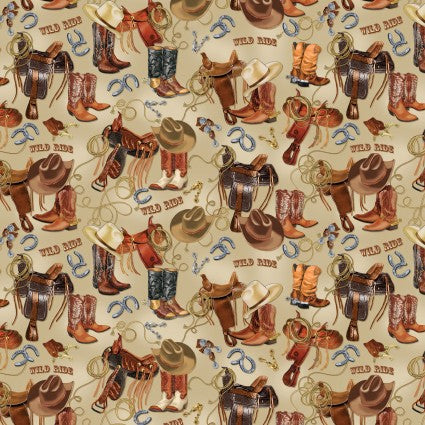 Yellowstone Western Ways Cotton Fabric