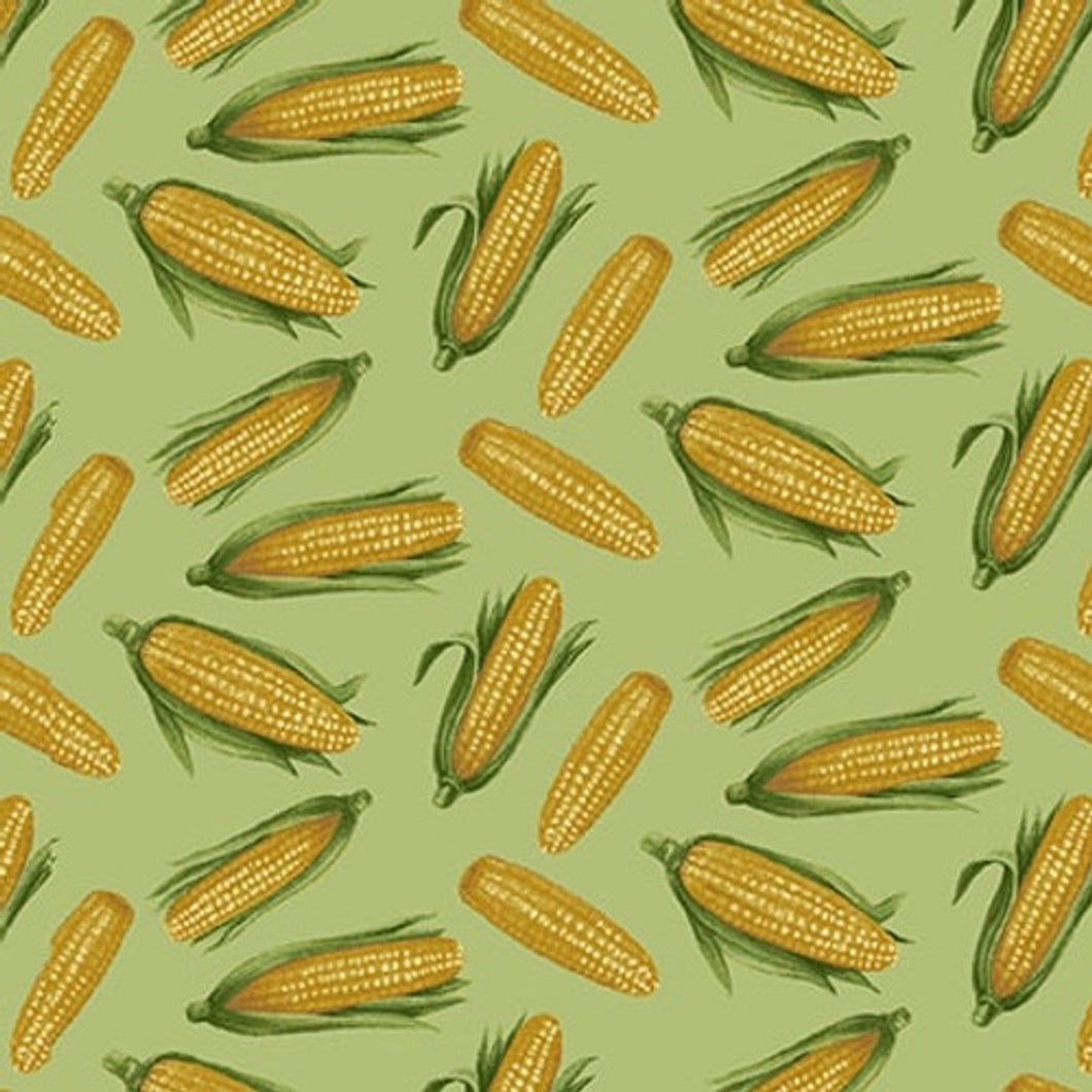The Chicken Club Corn Cotton Fabric