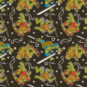 Teenage Mutant Ninja Turtles Toss Cotton Fabric