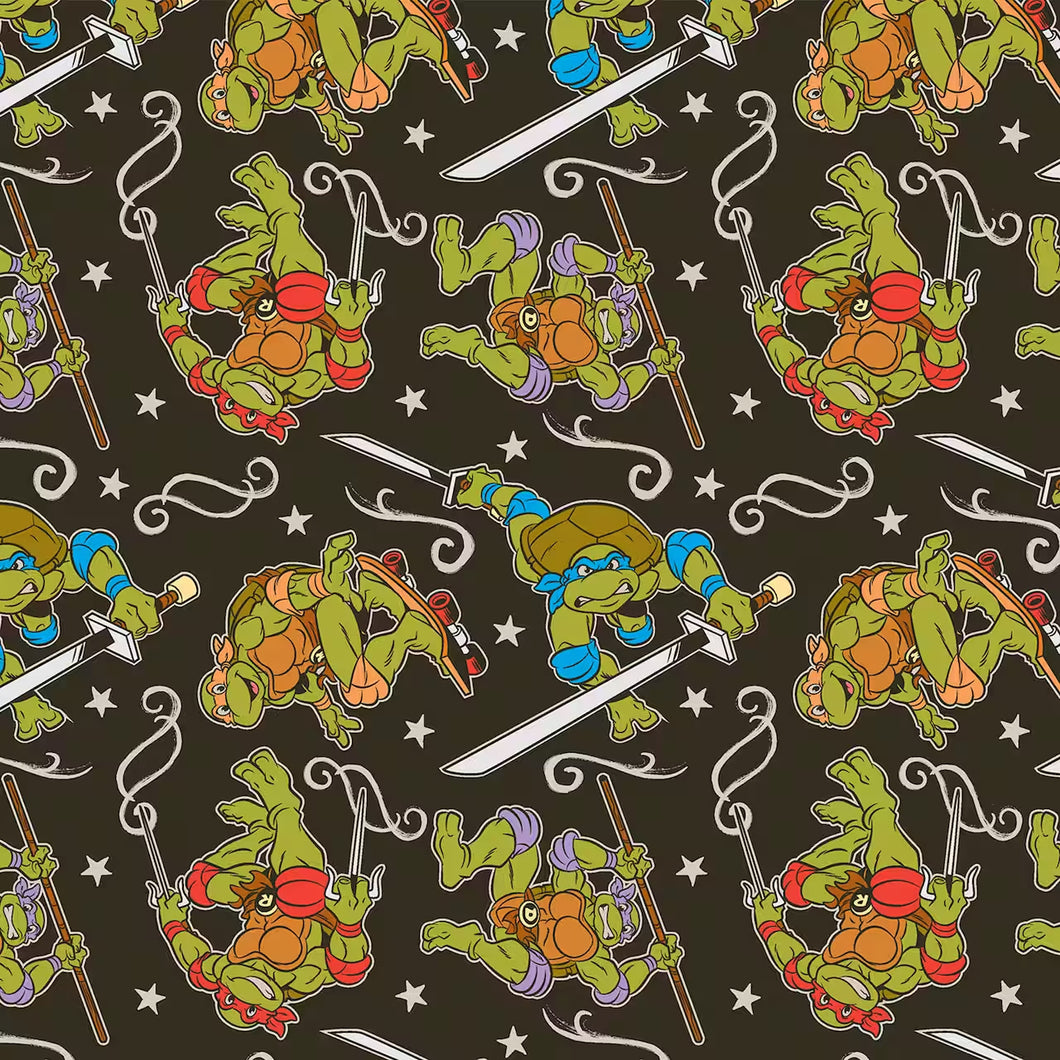 Teenage Mutant Ninja Turtles Toss Cotton Fabric