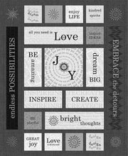 Load image into Gallery viewer, Handmade Tapestry &quot;Love Joy Inspire”
