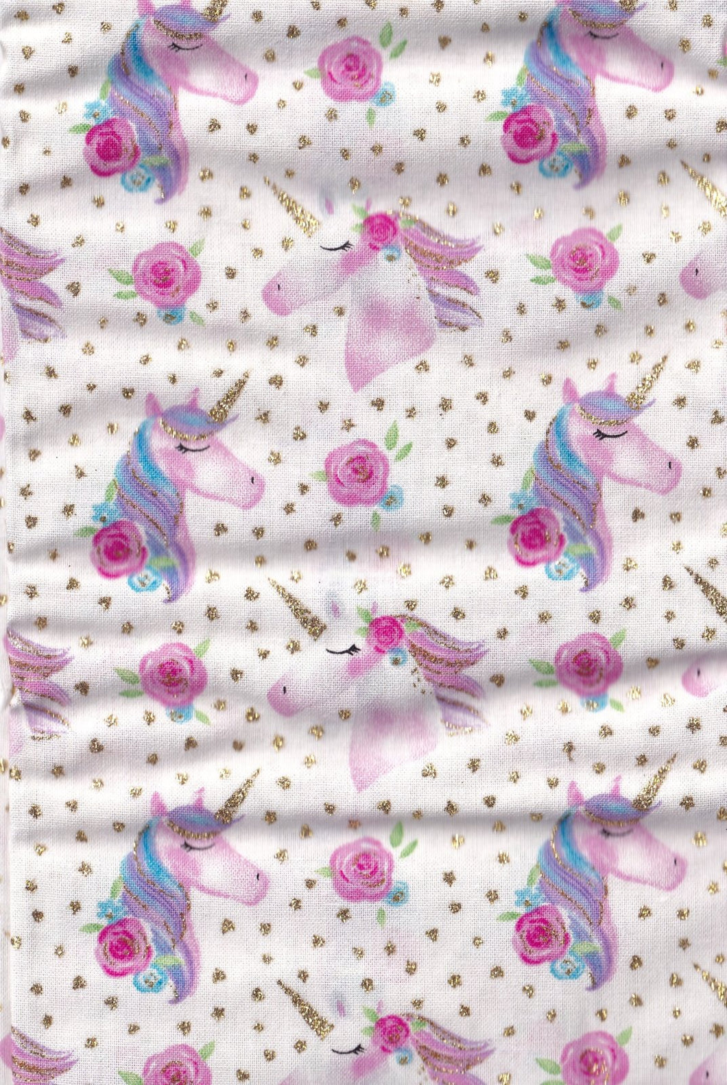 Unicorn Glitter Rose - 1 Yard Precut