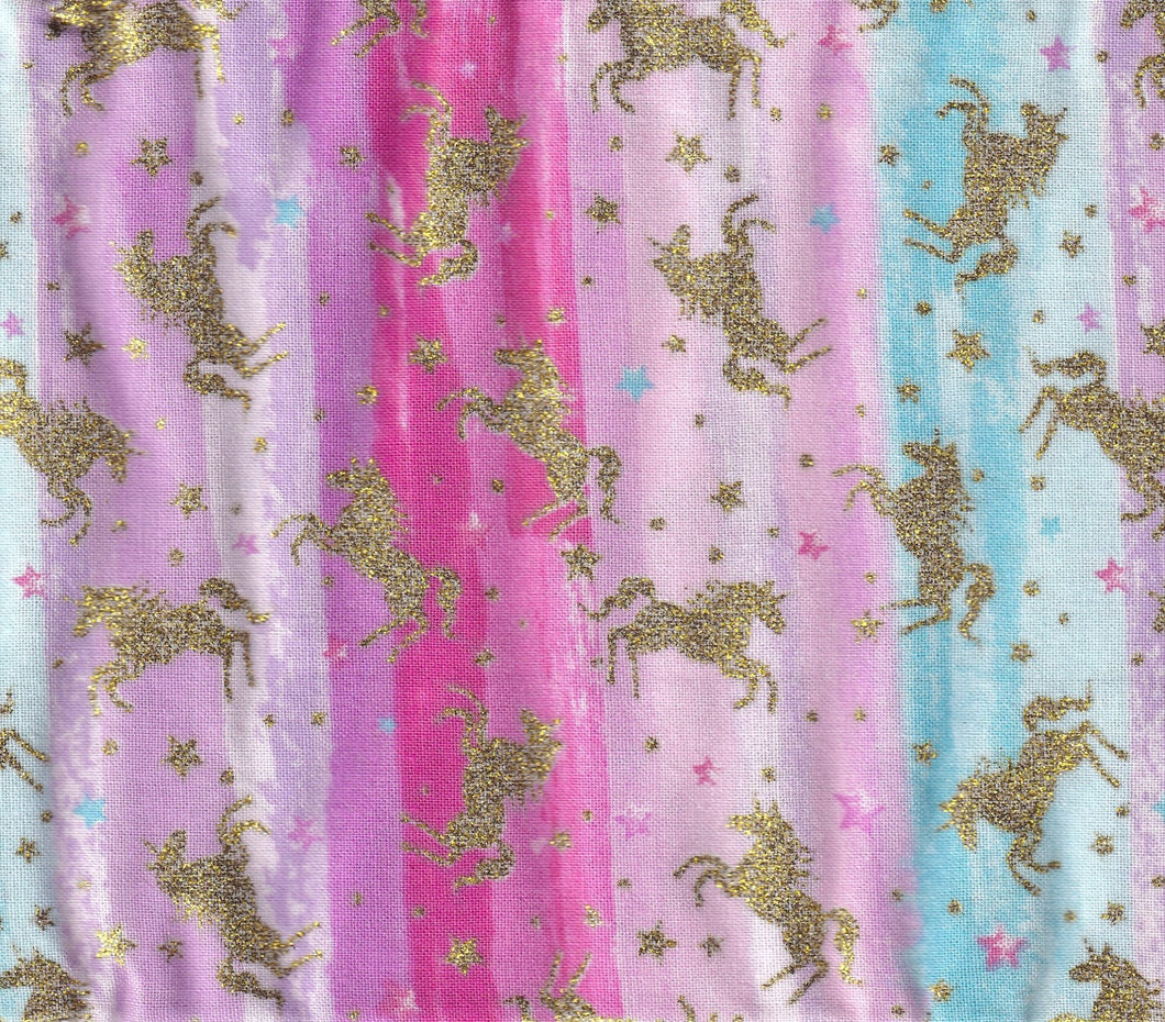 Unicorn Gold Glitter - 1 Yard Precut