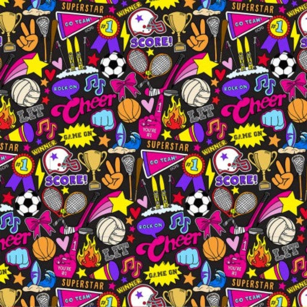 Handmade Placemat Or Table Runner Corey Girl Sports Design