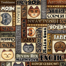 Load image into Gallery viewer, Handmade Placemat Or Table Runner Meow Cat Patch
