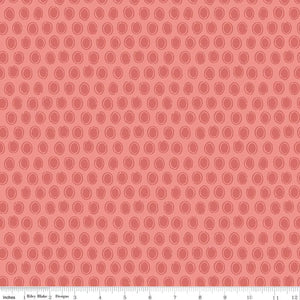 Handmade Valance or Curtain Panel Countryside Dot Coral
