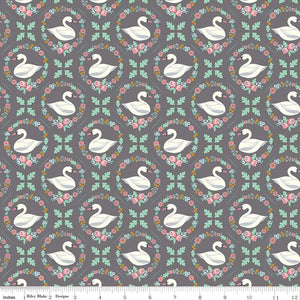 Handmade Placemat Or Table Runner Swan Serenade Odette Gray